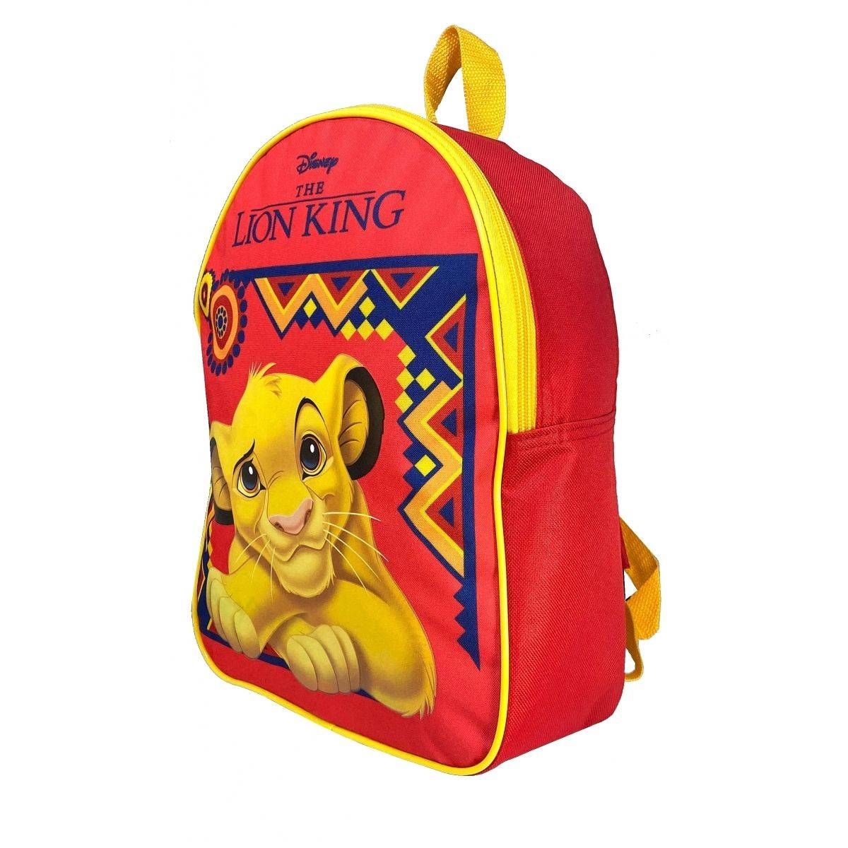 DISNEY Sac maternelle rouge Roi Lion
