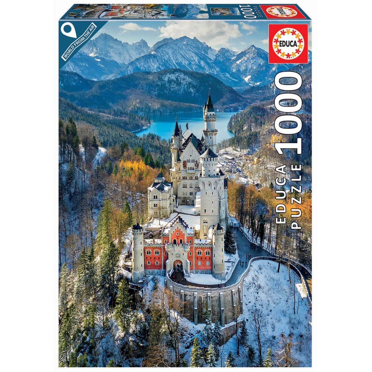 EDUCA Puzzle 1000 pièces :  Château De Neuschwanstein