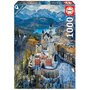 Voir la diapositive 2 : EDUCA Puzzle 1000 pièces :  Château De Neuschwanstein