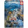 Voir la diapositive 2 : EDUCA Puzzle 1000 pièces :  Château De Neuschwanstein