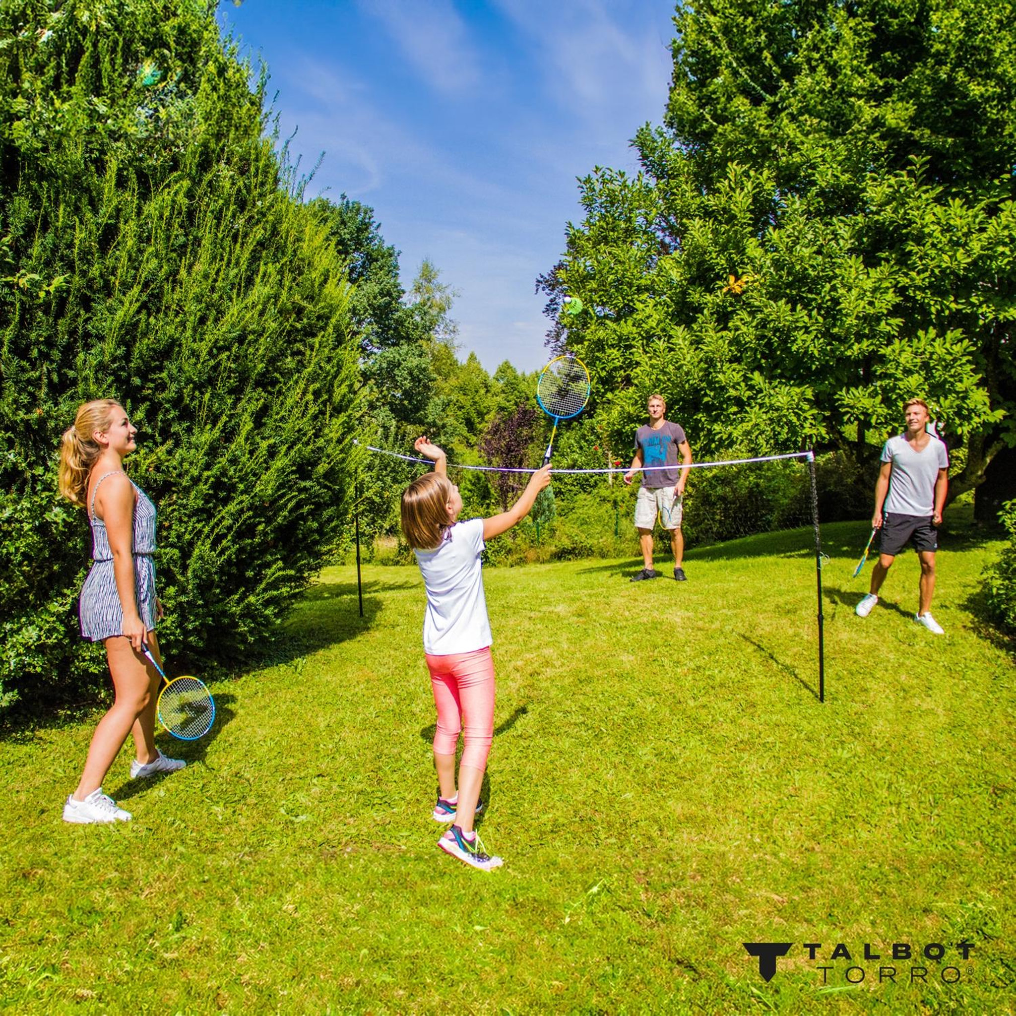 Voir la diapositive 3 : SCHILDKRÖT FUN SPORT Talbot-Torro Set de Badminton Famille