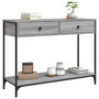 Voir la diapositive 3 : VIDAXL Table console sonoma gris 100x34,5x75 cm bois d'ingenierie