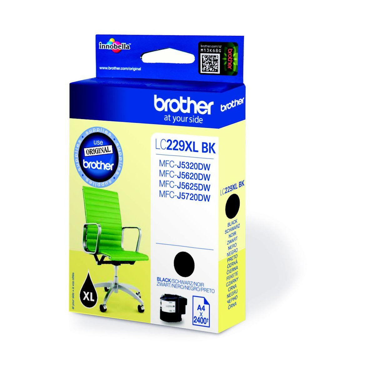 Brother Cartouche d'encre LC229XL Noire