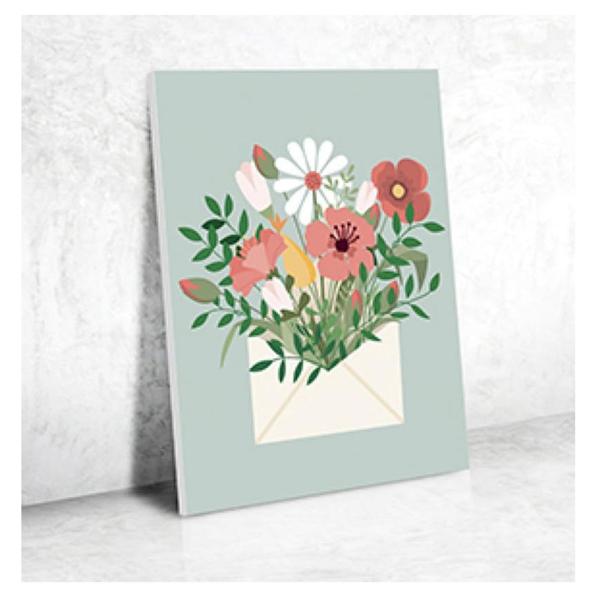 Graine créative Peinture aux numéros bouquet de Fleurs