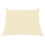 Voir la diapositive 2 : VIDAXL Voile d'ombrage 160 g/m^2 Creme 4/5x3 m PEHD
