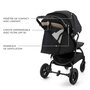 Voir la diapositive 3 : KINDERKRAFT Poussette canne compacte légère 27 kg