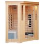 Voir la diapositive 5 : CONCEPT USINE Cabine de sauna luxe infrarouge 3-4 places NARVIK