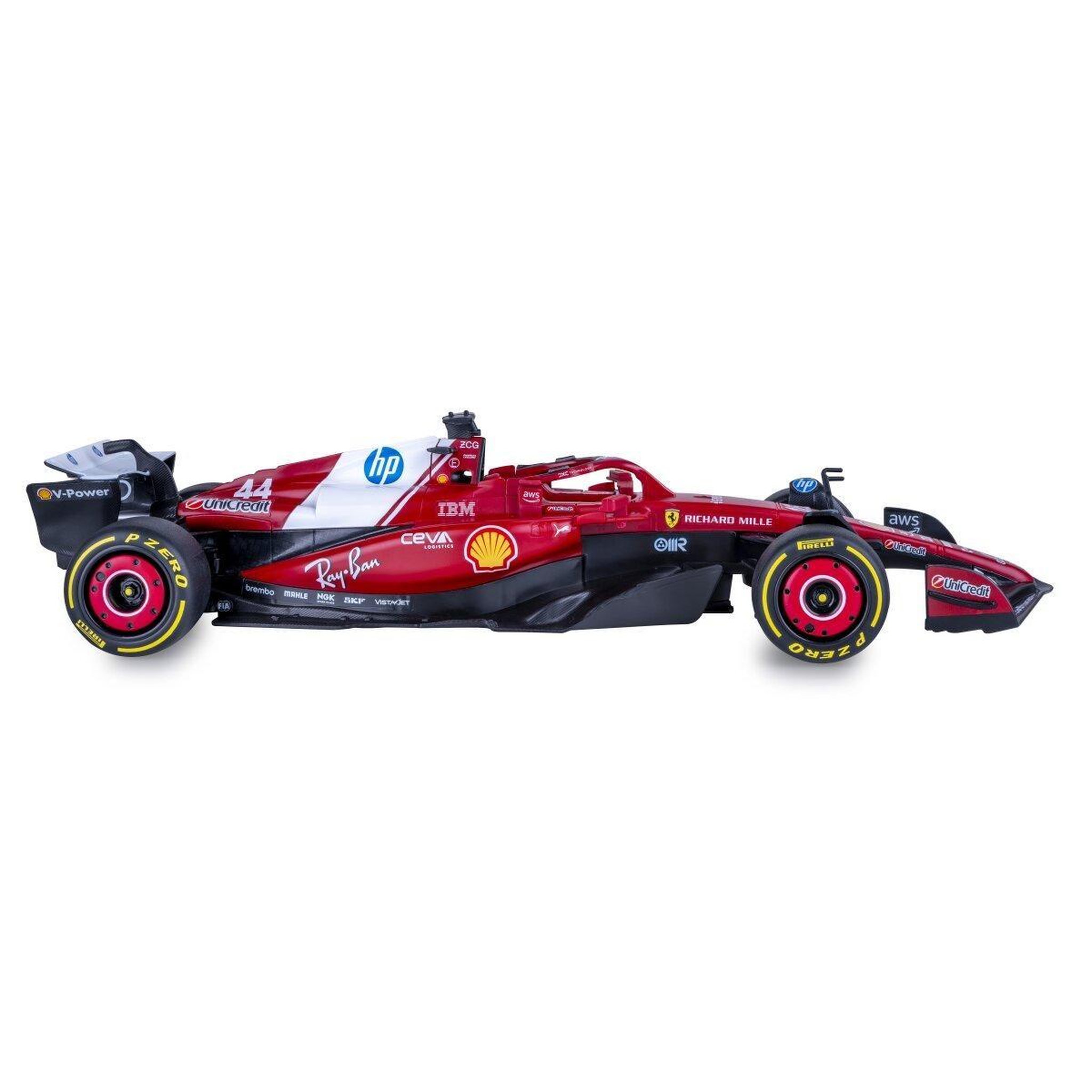 Voir la diapositive 2 : Jamara Voiture télécommandée ferrari sf-25 1:18 rouge 2,4ghz