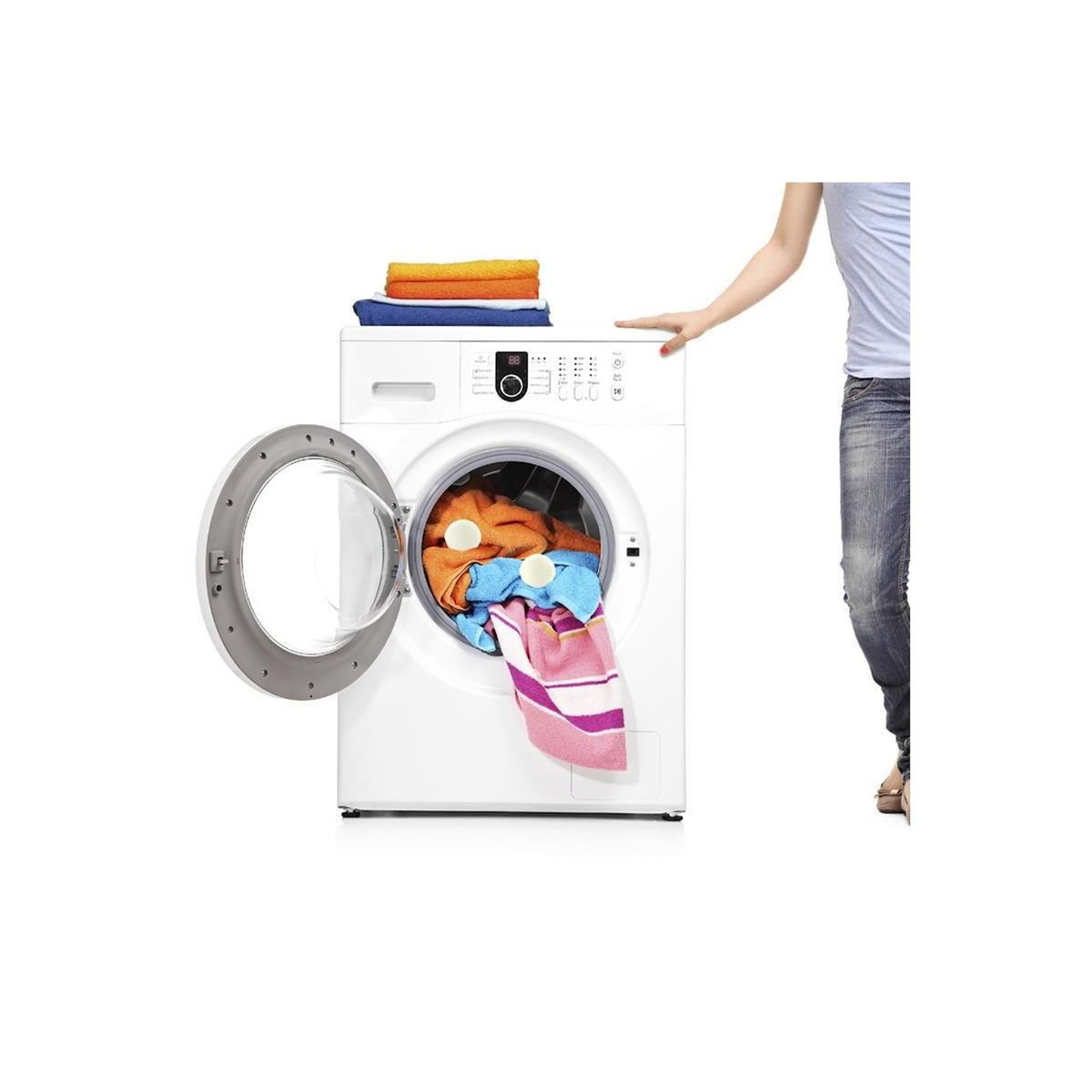 Je cherche une idee Balle de séchage en laine x2