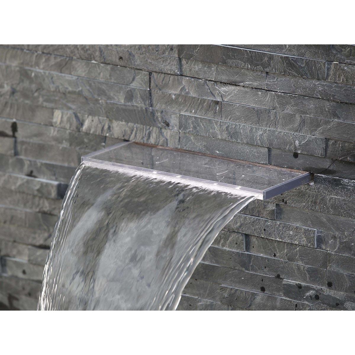 Ubbink Cascade de piscine Niagara 20 LED transparente 30 cm - Ubbink