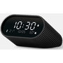 Voir la diapositive 1 : LEXON Réveil Ray Clock Thermomètre et Hygromètre Noir