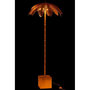 Voir la diapositive 3 : Paris Prix Lampadaire Design  Feuille de Coco  133cm Or