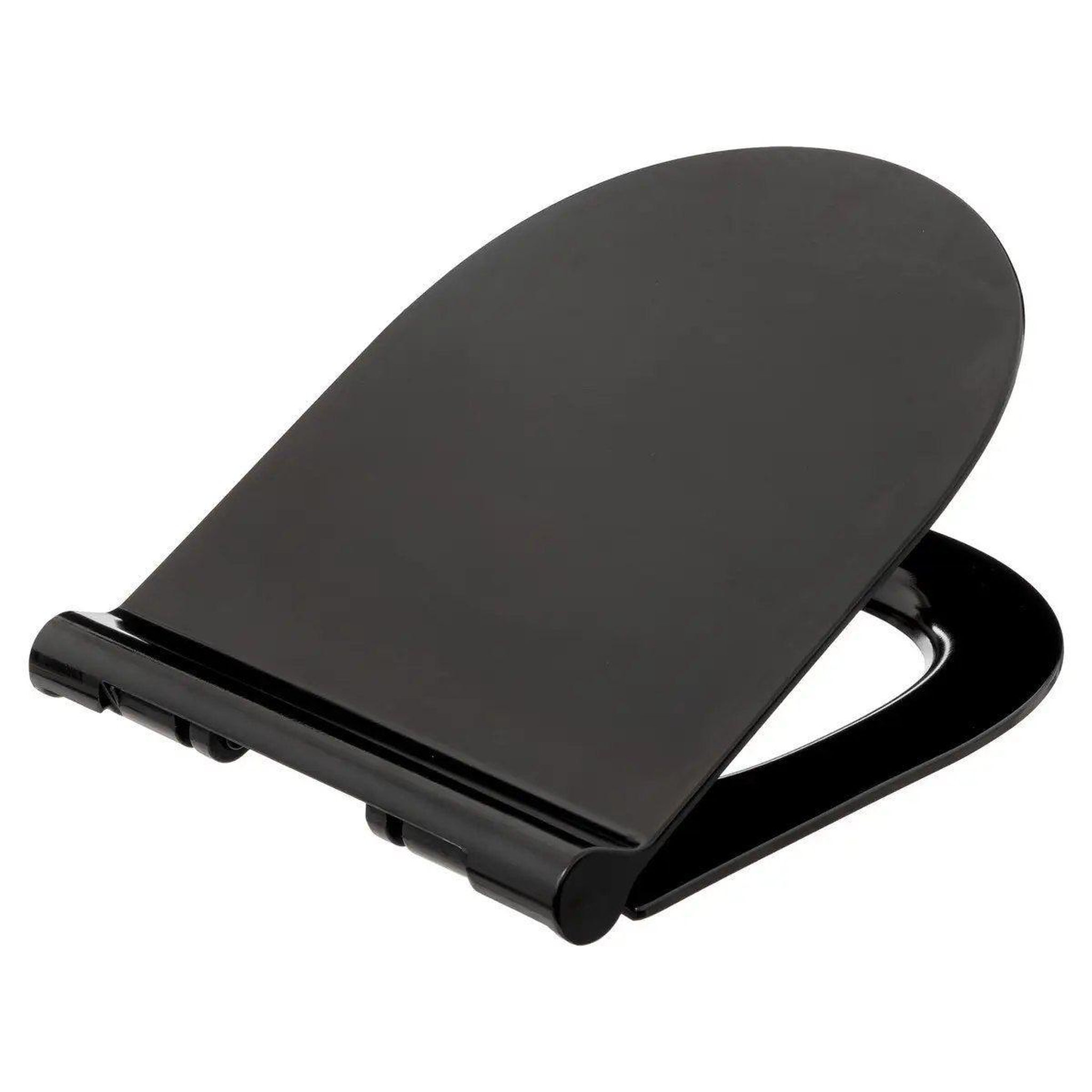 Voir la diapositive 2 : FIVE Abattant wc ultra-fin  soft  45cm noir