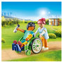 Voir la diapositive 3 : PLAYMOBIL City Life 70193 Le Patient en Fauteuil Roulant