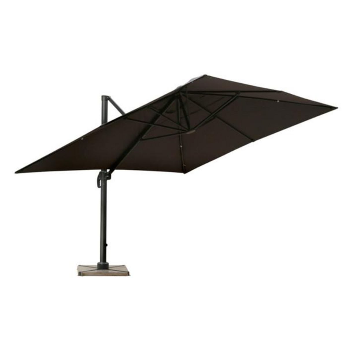 Paris Prix Parasol Déporté Avec  Housse  400cm Gris