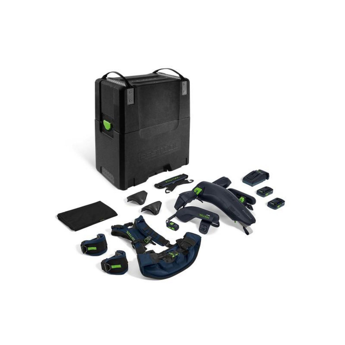 FESTOOL Exosquelette 18V ExoActive EXO 18 HPC 4,0 I Plus + 2 batteries 4Ah + chargeur + coffret FESTOOL 577339