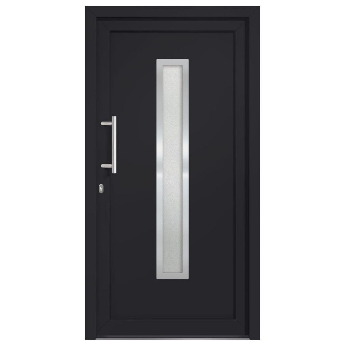 VIDAXL Porte d'entree Anthracite 98x190 cm