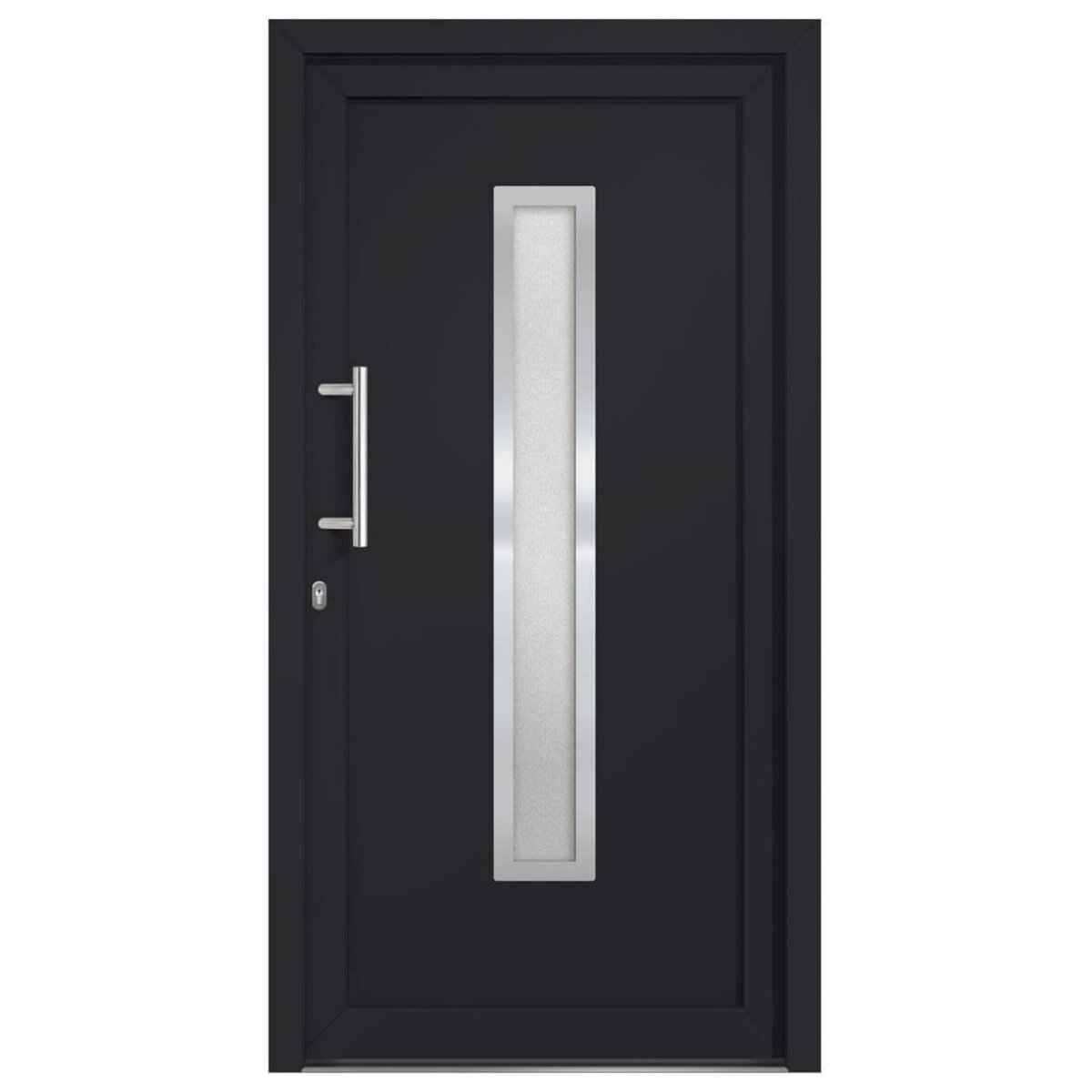 VIDAXL Porte d'entree Anthracite 98x190 cm