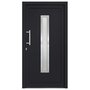 Voir la diapositive 3 : VIDAXL Porte d'entree Anthracite 98x190 cm
