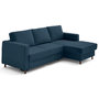 Voir la diapositive 6 : LISA DESIGN Jake - canapé d'angle droit 4 places convertible avec coffre en fausse fourrure