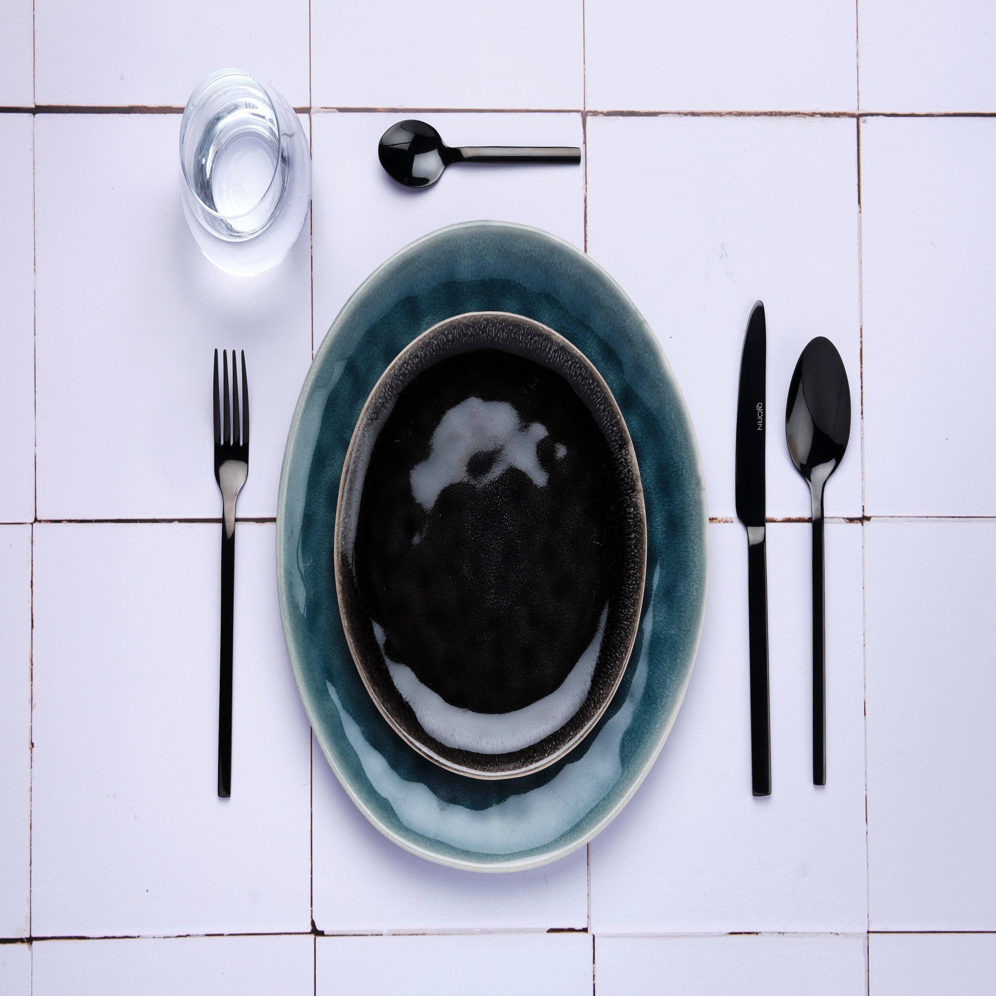 Voir la diapositive 4 : BJORN Coffret 6 petites cuillères EMUND - Black