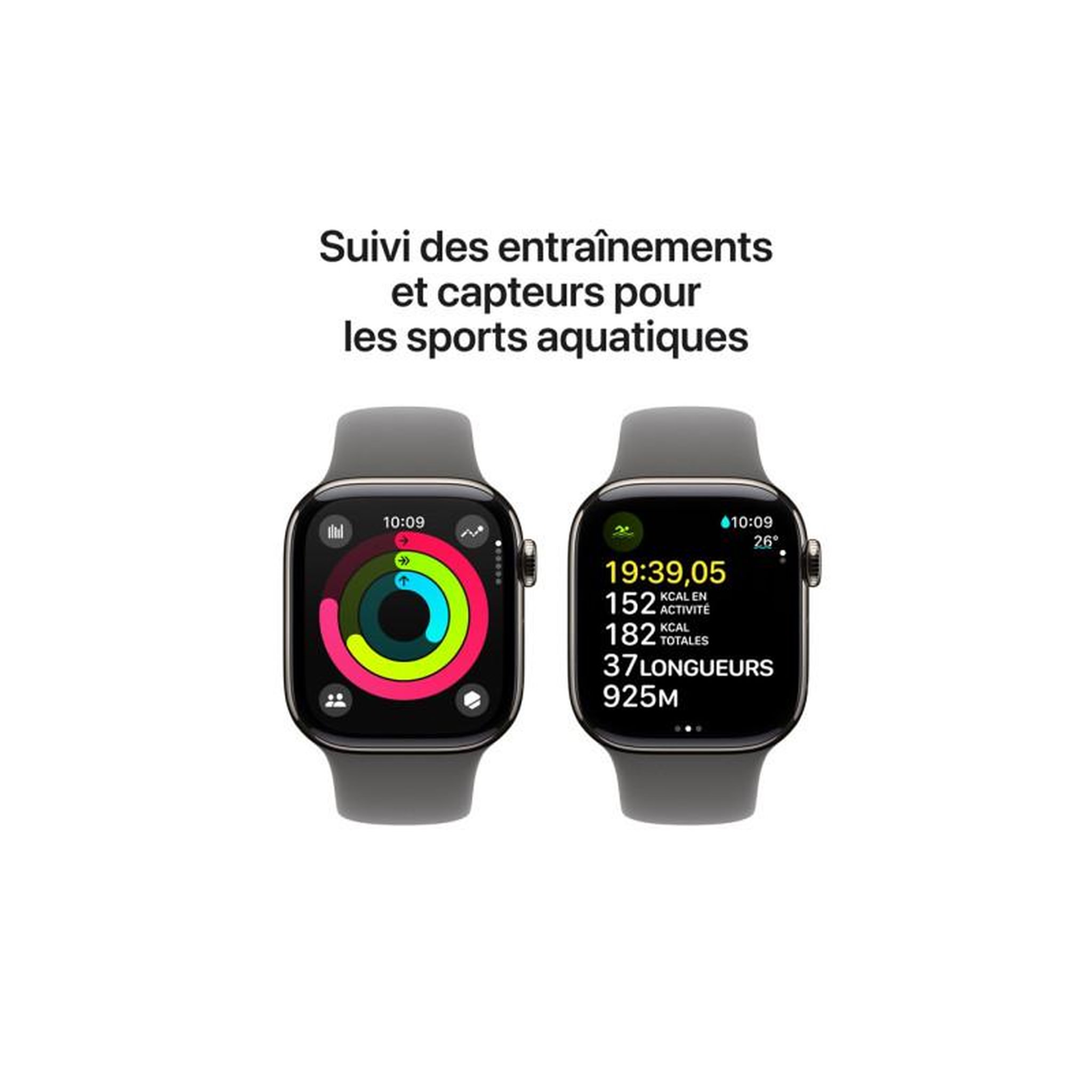 Voir la diapositive 4 : APPLE Montre connectée Serie 10 42mm Alu/Or Rose Loop Cellular