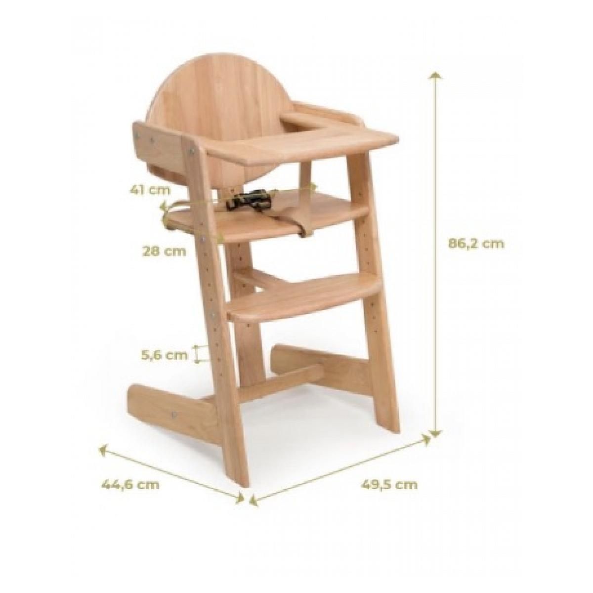 GEUTHER Geuther Chaise haute FILOU UP Tablette Incluse Couleur Blanc