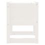 Voir la diapositive 5 : VIDAXL Jardiniere Blanc 40x40x52,5 cm Bois massif de pin