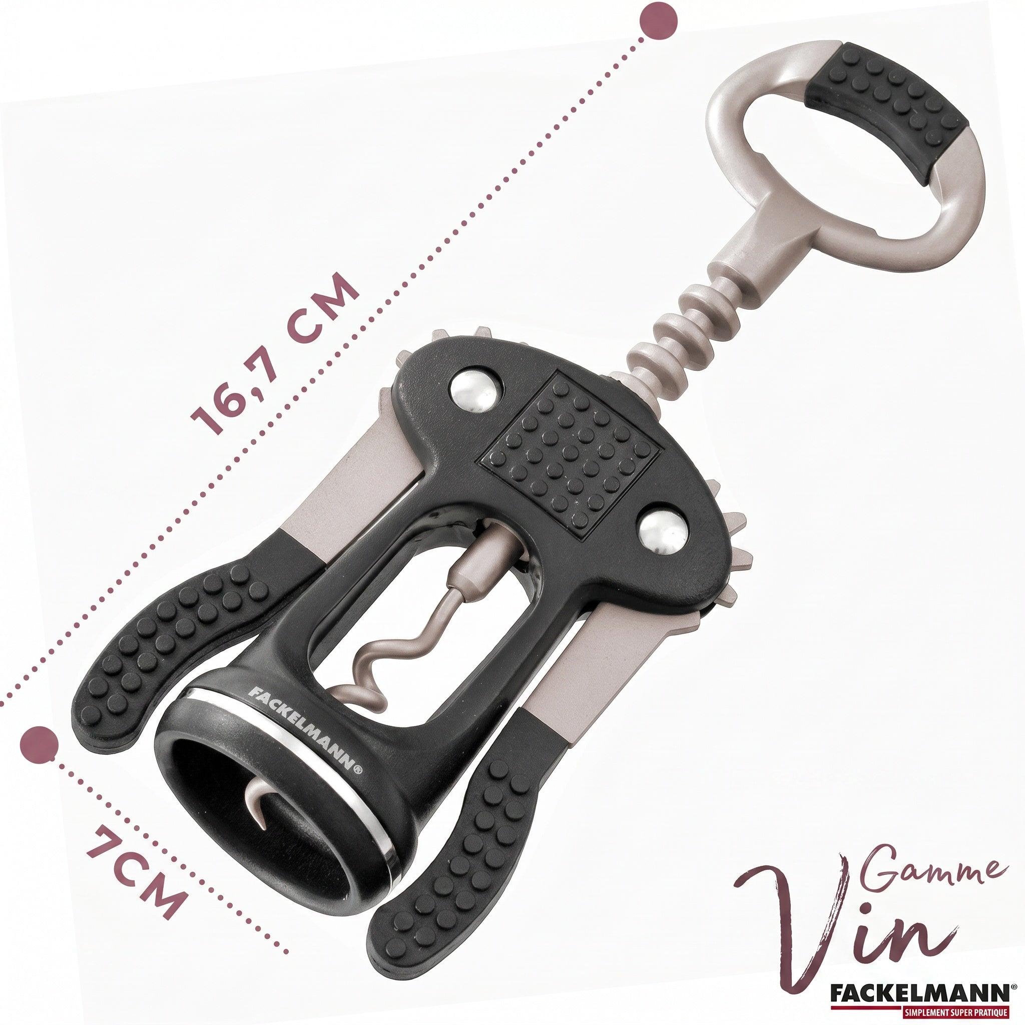 Voir la diapositive 2 : Fackelmann Tire-bouchon à levier décapsuleur 17 cm fackelmann bar concept