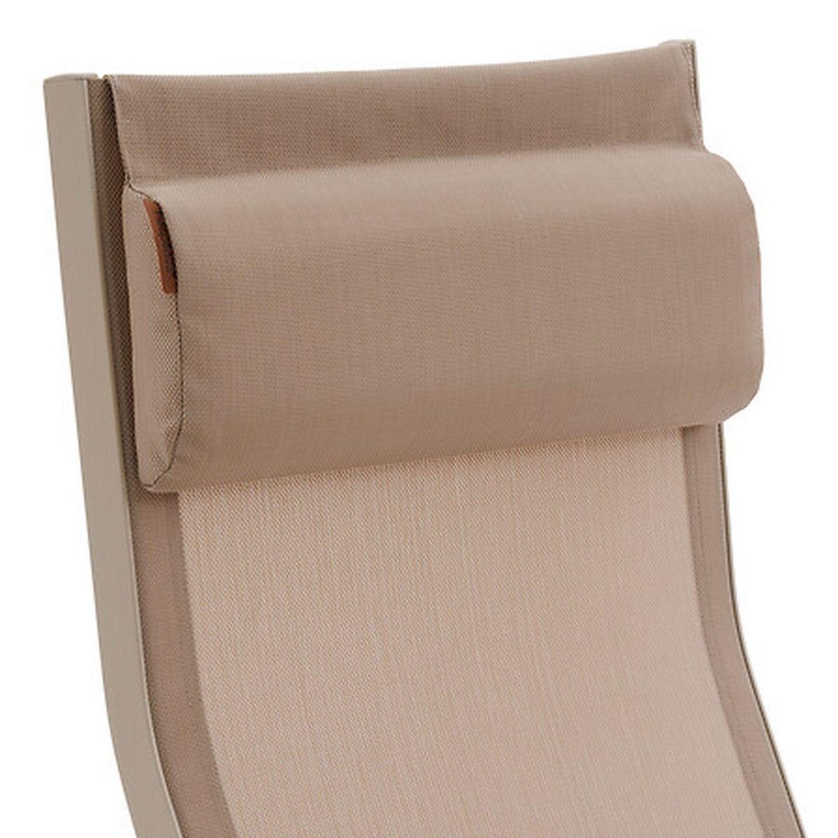 HESPERIDE Lot de 2 transats en aluminium et texaline DECIMA