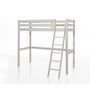 Voir la diapositive 2 : Paris Prix Pack - Lit Mezzanine Enfant & Lit Simple  Pino  90x200cm Blanc