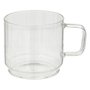 Voir la diapositive 2 : SECRET DE GOURMET Lot de 4 Mugs sur Rack  Mia  30cl Transparent