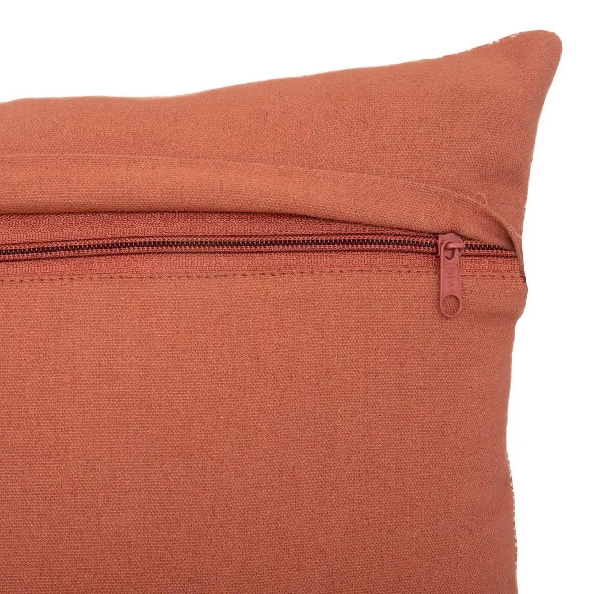 Voir la diapositive 2 : ATMOSPHERA Coussin déco déhoussable  otto  38x38cm terracotta