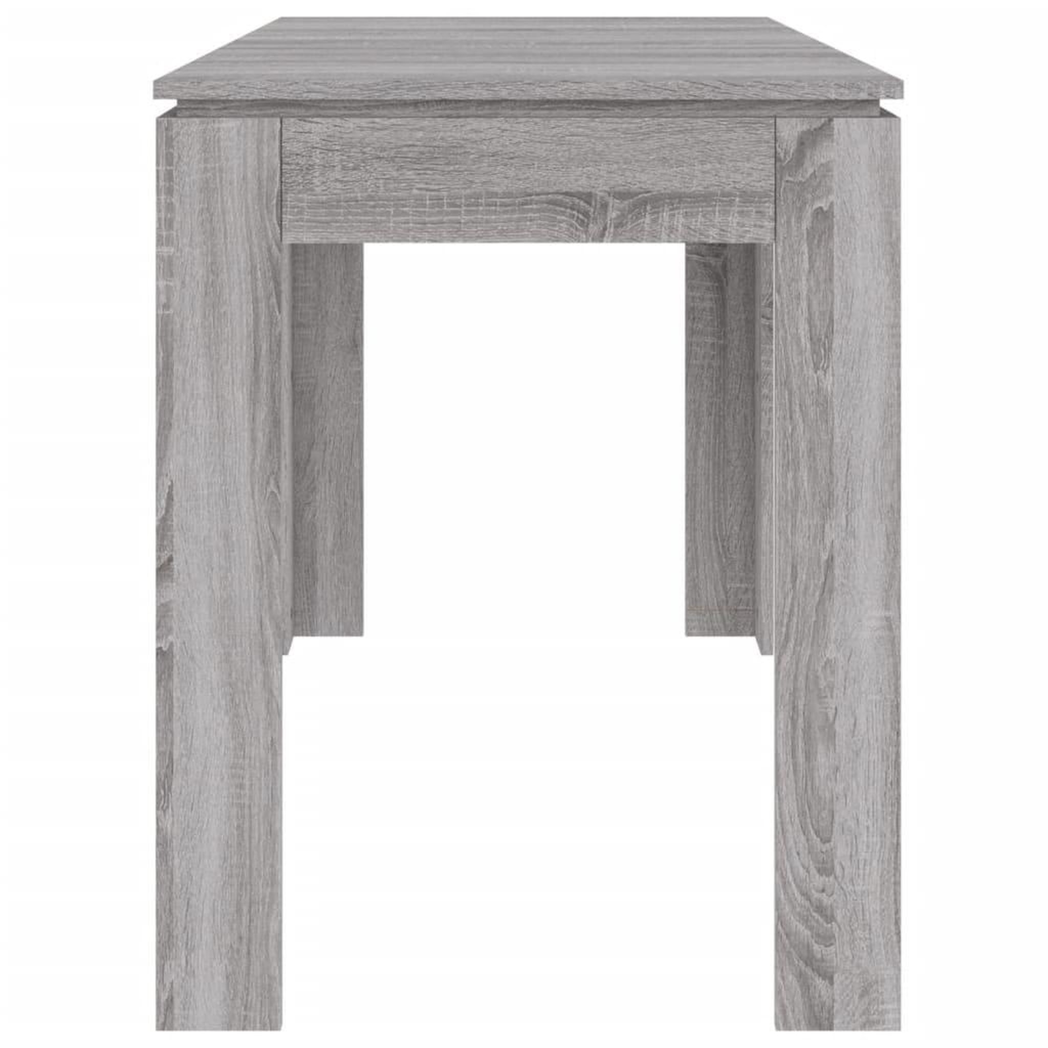 Voir la diapositive 5 : VIDAXL Table a dîner sonoma gris 120x60x76 cm bois d'ingenierie