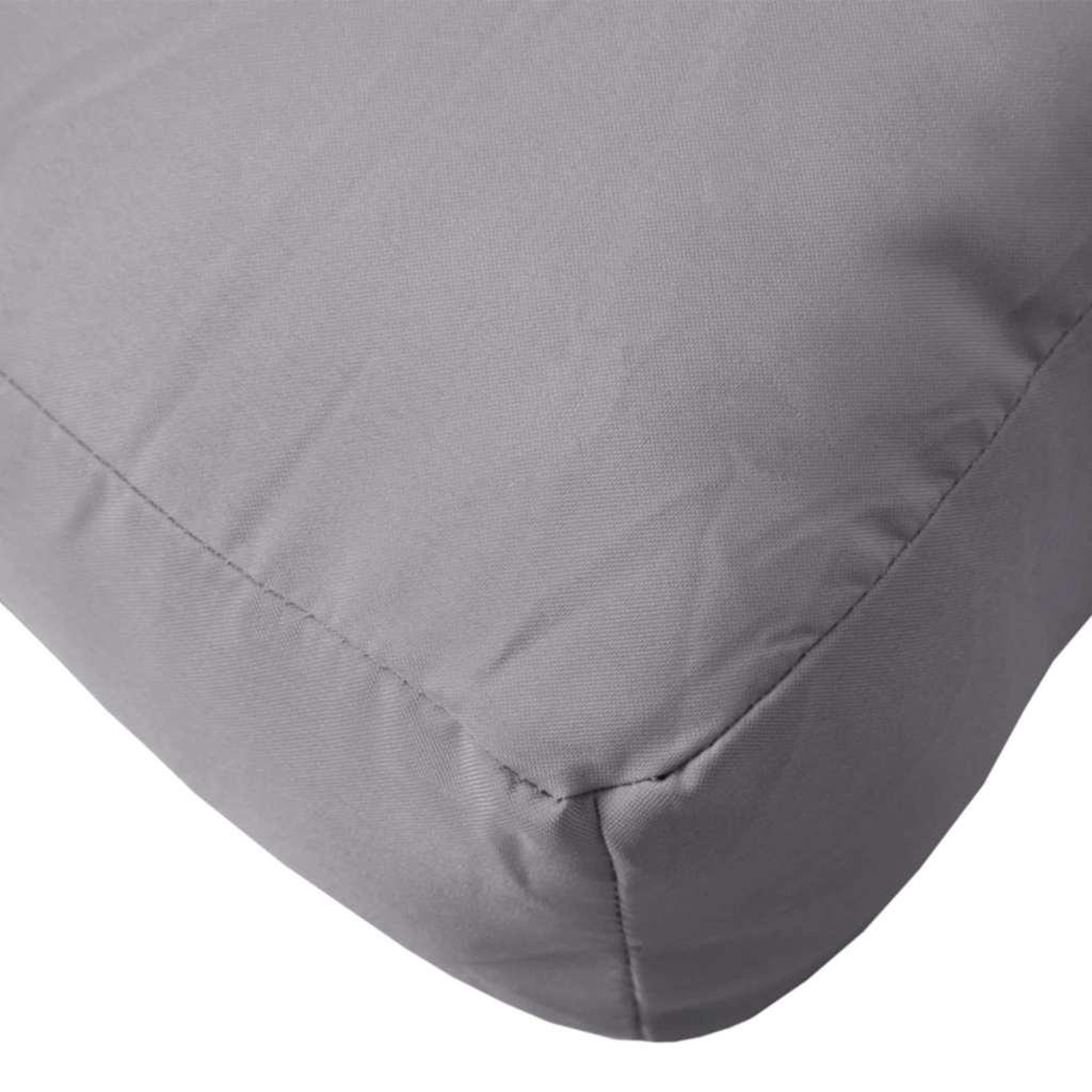 Voir la diapositive 5 : VIDAXL Coussin de palette gris 60x60x8 cm tissu oxford