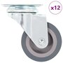 Voir la diapositive 1 : VIDAXL 12 pcs Roulettes pivotantes 50 mm