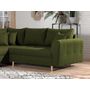 Voir la diapositive 5 : LISA DESIGN Rune - canapé d'angle - avec pouf d'appoint - 4 places - style scandinave - gauche