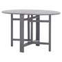 Voir la diapositive 3 : VIDAXL Table de jardin Gris 120x70x74 cm Bois d'acacia massif