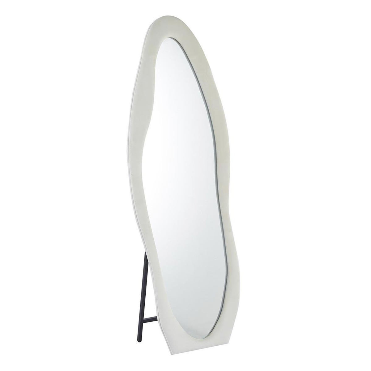 Paris Prix Miroir Design sur Pied  Perry  170cm Crème