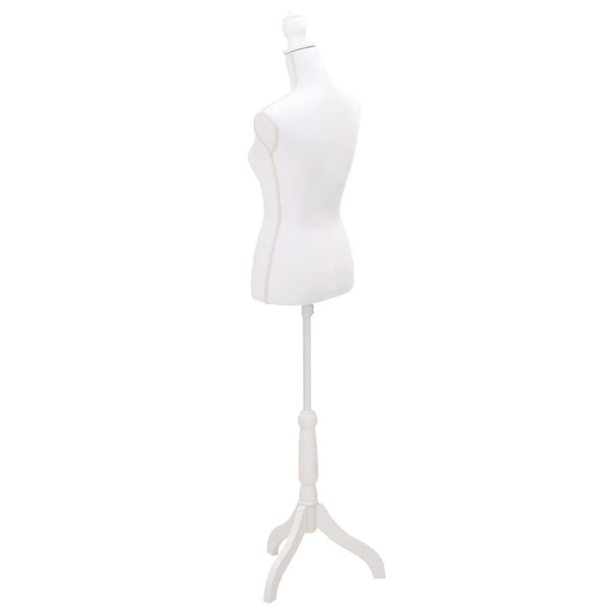 VIDAXL Buste de presentation Femme Blanc