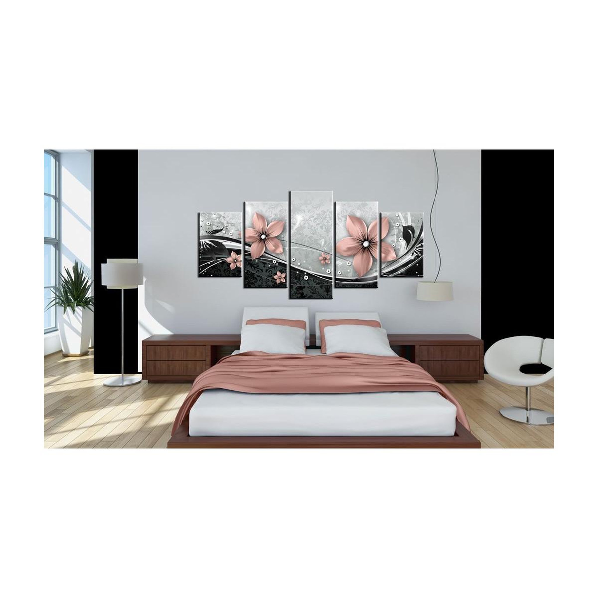 Voir la diapositive 2 : Paris Prix Tableau Imprimé  Orange Flower of Night