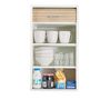 Voir la diapositive 1 : Rangement de cuisine à rideau coloris blanc L40 cm - COOKING