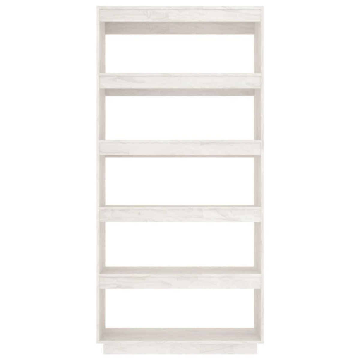 VIDAXL Bibliotheque/Separateur de piece Blanc 80x35x167 cm Pin massif