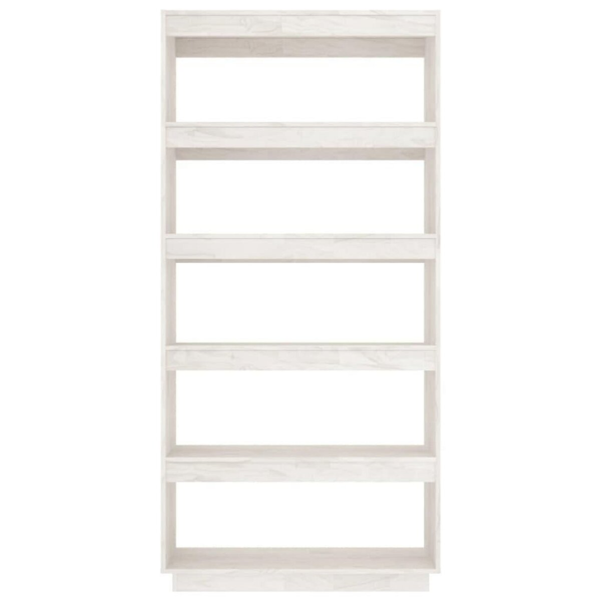 VIDAXL Bibliotheque/Separateur de piece Blanc 80x35x167 cm Pin massif