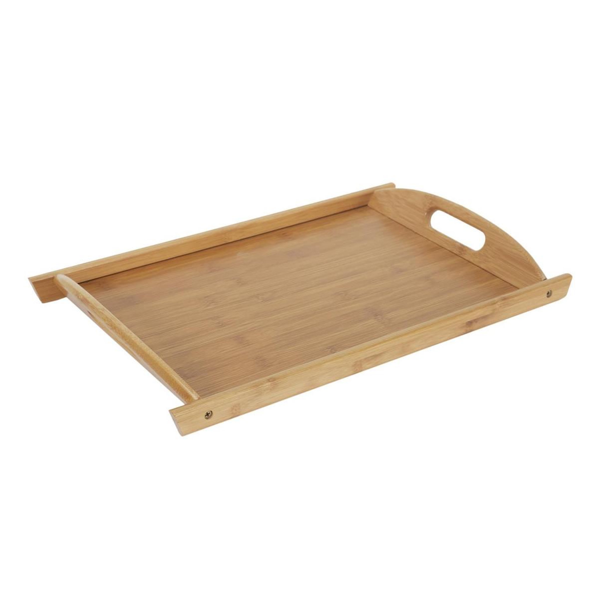 Voir la diapositive 4 : The Home Deco Factory Lot de 3 plateaux de service  bambou  52cm beige
