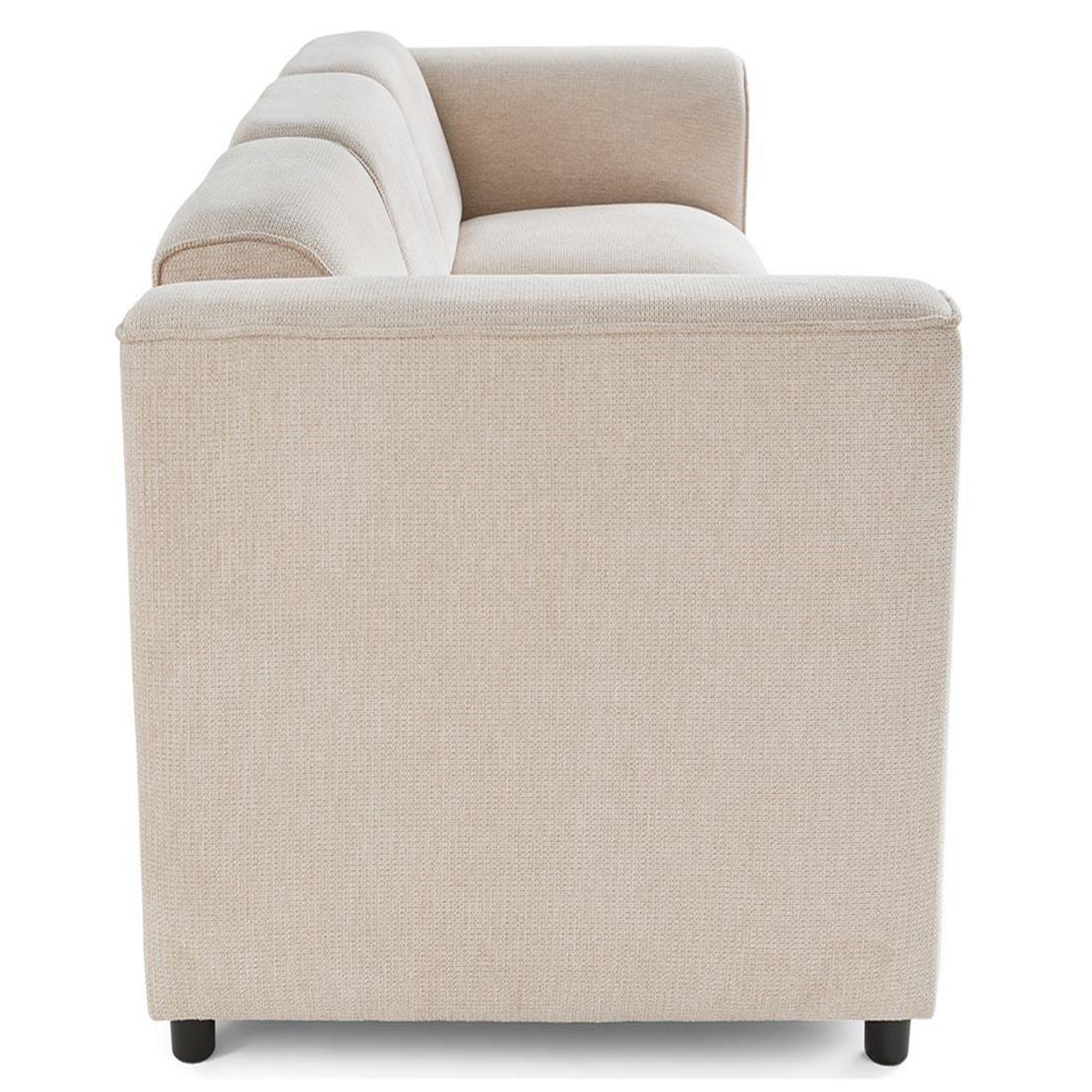 Voir la diapositive 5 : LISA DESIGN Suaro - canapé modulable 3 places en tissu texturé
