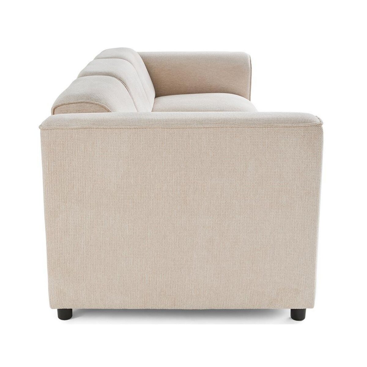 LISA DESIGN Suaro - canapé modulable 3 places en tissu texturé