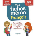 MES FICHES MEMO FRANCAIS CM2. BILAN ECOLE PRIMAIRE, EDITION 2022, Walter Lorin