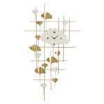 Paris Prix Horloge Murale en Métal  Tow  133cm Or