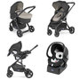 Voir la diapositive 1 : CHICCO Pack urban plus (poussette + nacelle transformable + auto-fix fast) Dune